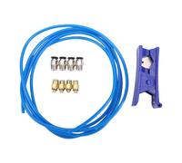 Diyeeni Blue PTFE Tubing Kit for 1.75mm Filament, Includes PC4 M10 PC4 M6 Fittings and Cutter, with 2 Meter Tube, Compatible with Ender 3 3 Pro V2 5 5 Pro CR 10 3D Printers