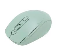 Diyeeni Bluetooth Mouse Wireless Gaming Mouse Rechargeable Silent with 2.4G Bluetooth Dual Mode Ergonomic Design for Laptop PC Mac 800 1200 1600DPI Adjustable Left Right Hand Use (Green)
