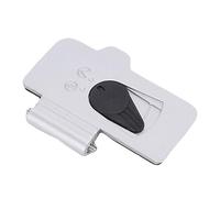 Diyeeni Camera Battery Door Cover Replacement for EM5 Mark II EM5M2 Lightweight ABS Metal for EM5 II Second Generation (Silver)