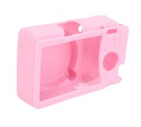 Diyeeni Camera Case for GR3 GR3X Digital Camera, Soft Silicone Protective Bag Removable Lens Cover with Bottom Opening, Silicone Cover Rubber Soft Cameras Case (Rosy)