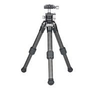 Diyeeni Camera Tripod Compact Carbon Fiber Tripod for DSLR with 25mm Ball Head Plate 5kg Load 11-34cm Height Adjustable for Photography Travel Hiking