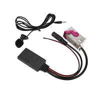 Diyeeni Car Bluetooth Module AUX IN Cable Wireless Microphone Adapter Replacement for A4 A6 R8 RNS-E 32Pin DC12V, Bluetooth 5.0 Hands-Free Calling Music Streaming
