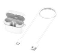 Diyeeni Charging Case Replacement for Galaxy Buds 3 Pro SMR630, Wireless Charger Case with LED Indicator, Bluetooth Pairing, 3.3ft Type C Charging Cable, 590mAh Battery (White)