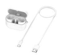 Diyeeni Charging Case Replacement for GalaxyBuds 3 FE, Wireless Charging Case with LED Indicator and USB C Cable, Replacement for SAMSUNG GalaxyBuds 3 FE SM R420 (White)