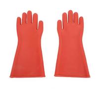 Diyeeni Class 00 Electrician High Voltage Insulating Gloves, 12KV Rubber, 1.8mm Thickness, for Line Workers and Electricians