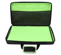Diyeeni Controller Case for DDJ SB2, Padded EVA Storage Bag with Adjustable Shoulder Strap, Internal Mesh Pocket, Green Lining, Fits 15.6 Inch Laptop, for Gear and Accessories