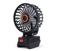 Diyeeni Dartek 10cm Battery Powered Portable Fan, 360° Rotating Camping Fan, 20V, 5 Blade, Low Noise, for Summer Fishing Camping Picnic