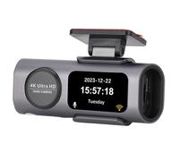Diyeeni Dash Cam Front and Rear, 4K Ultra HD+1080P Dash Camera for Cars, Built in GPS, Mini Car Camera, App, Night Vision, G Sensor, 24H Parking Mode, Loop Recording