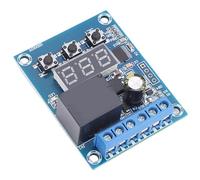 Diyeeni DC 12V Voltage Detection Relay Module, 0-99.9V Monitoring Range | Voltage detection switch control board with LED display, Upper and lower limit detection for industrial automation, 12A relay