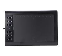 Diyeeni Digital Drawing Pad Graphics Tablet 10x6 Inch 8192 Levels Pen Tablet with 12 Hot Keys 10 Media Keys for Wins for SAI for Paint Design Art Creation