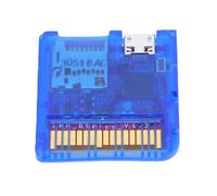 Diyeeni DS Game Card Reader for DSi 3DS with Microcontroller 6MB/s Speed Dual Power Supply Open Source Design for Homebrew Custom Software (Transparent Blue)