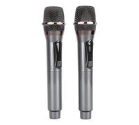 Diyeeni Dynamic Wireless Microphone, LED Display, Handheld Mic with Smart Sound Card, for Home, KTV, Stage