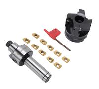 Diyeeni End-of-faces Cut-off Kit, 400r 50 22 4t Loot of Fast Face Face Mill Set for CNC Lathe