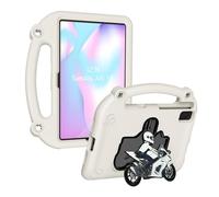 Diyeeni EVA Protective Case, Shockproof Kids Friendly Tablet Cover with Built in Stand, for GalaxyTab S6 S5E A7 S6 Lite for LenovoTab M10+ K10 MatePad 10.4 (Beige)