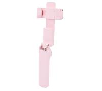 Diyeeni Extendable Selfie Stick with Bluetooth Remote 7 Sections 12-67cm for Photo Video Vlog Live Streaming Compact Portable 360 Rotating (Pink)