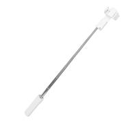 Diyeeni Extendable Selfie Stick with Bluetooth Remote 7 Sections 12-67cm for Photo Video Vlog Live Streaming Compact Portable 360 Rotating (White)