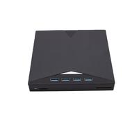 Diyeeni External Blu-Ray DVD CD Drive, USB 3.0 Type C Optical Drive Reader | External CD DVD burner with tray loading, for laptops and desktops, compatible with 7-11 and OS X