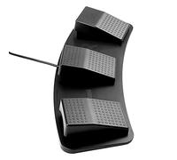 Diyeeni FS23-Pro USB Triple Foot Switch for Image Acquisition and Multimedia Control, Mechanical Customized Foot Pedal, 2m Cable, Black, 12.24oz, Ideal for Gaming and Machine Control
