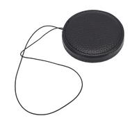 Diyeeni Instant Camera Lens Cover Anti Scratch Leather Lens Cap for LeicaSOFORT 2 with Protective Sponge Layer and Anti Loss Rope (Black)