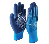 Diyeeni Insulating Electrical Gloves, 400V Voltage Gloves, Rubber Non Slip Texture Design Gloves, Electrician Gloves, 1 Pair