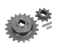 Diyeeni Jacket Axle Chain Wheel Equipment, 420 Chain -Wheel Steel Alloy 5/8 Inch Shaft Diameter Exactly Suitable High Hardness for Go -map Change for BAJA MB165 MB200