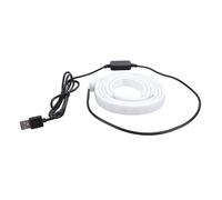 Diyeeni LED Strip Lights for Computer, 54Pcs LED Rainbow Flow Light Strip, USB Powered, Colorful/Monochrome/Music Mode, RGB Gaming Ambient Lights for 24 Inch Display