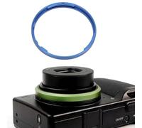 Diyeeni Metal Camera Lens Cap Aluminum Alloy Decorative Ring for RicohGR3X with Precise Fit Lightweight Protection Enhanced Aesthetic (blue)