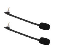 Diyeeni Mic Replacement Microphone Boom Fits for Astro A40 for Astro A40 TR Headset, Computer PC Gaming Headsets Microphone Noise Cancelling 3.5mm Jack, 2PCS (Black)