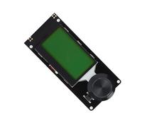 Diyeeni Mini 12864 LCD Display Module with Storage Card Slot for Marlin DIY, Durable Screen Controller for 3D Printer Enthusiasts (Black on Green)