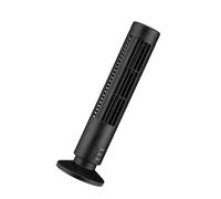 Diyeeni Mini Bladeless Desktop Tower Fan USB Powered 5V DC Quiet Vertical Fan for Office Dorm Study, Safe Bladeless Technology Adjustable Speed Space Saving (Black)