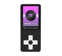 Diyeeni MP3 Player with Bluetooth, Digital Hifi Music Player, Portable MP3 & MP4 Players with 1.8in Screen, FM Radio, Voice Recorder, E Book Reader, Up to 64GB, Include Earphone (Black)