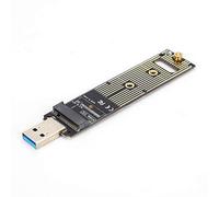 Diyeeni NVMe to USB Adapter, M-Key M.2 NGFF NVME to USB Card Reader, M.2 NVME USB 3.1 Adapter for 970/960 Series or Other M.2 SSDs with PCI-E Type