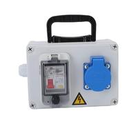 Diyeeni Outdoor Distribution Box, Portable Energy Plug Box for the Construction Site Workshop Factory