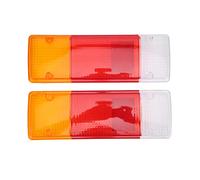Diyeeni Pair Taillight Shade Replacement for 02/2005-2011 and Landcruiser | ABS Taillight Cover, Durable Tail Light Lens, Wear-Resistant Taillight Assembly, Direct Fit Pair for Ute Trayback