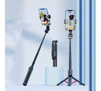 Diyeeni Phone Tripod, 35.43 Inch Extendable Selfie Stick Tripod Stand with Wireless Remote for Travel and Outdoor Photography