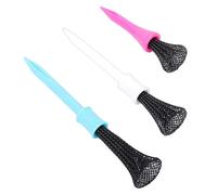 Diyeeni Plastic Step Tee Set, 3 Pcs 75mm 83mm 50mm Mesh Design