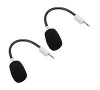 Diyeeni Replacement Microphone for BlackShark V2, V2Pro & V2 SE Gaming Headset, 3.5mm Detachable Microphone Boom, Lossless Sound, Noise Reduction, 2PCS (White)