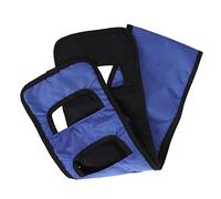 Diyeeni Seniors Bed Transfer Sling for Patient Lift Turning Belt, Labor Saving Widened Breathable Nursing Sling with Padded Handle for Elderly Care, Safe Patient Transfer Aid for Bed (Blue)