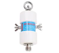 Diyeeni Shortwave Radio Antenna Balun 1:1 Voltage Balun Dipole -50MHz 500W High Reception Sensitivity Balanced Unbalanced Signal Conversion with SO 239 Connector for Wireless