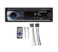 Diyeeni Single Din Car Stereo Radio, Car Bluetooth 5.1, Cars Stereo System with Handsfree Calling, App Control & Memory Function, Support FM MP3 TF AUX EQ Dual USB