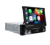 Diyeeni Single Din Car Stereo with Wireless Car Play for Android Auto, Cars Radio Bluetooth 5.1, FM AM, 7in Touchscreen, Type C Fast Charging, 3 USB, Mirror Link, Reverse Camera