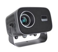 Diyeeni Smart Projector with WiFi and Bluetooth, 4K Portable Projector with Auto Keystone Correction, 500 ANSI LM, 5W*2 HiFi Speakers, for Android TV 11, 360° Adjustable Stand (UK Plug)