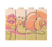 Diyeeni Soft Puzzle Building Blocks for Kids, Stackable Toy for Developing Hand-Eye Coordination and Grip Training, Birthday Age 6 Months and Up