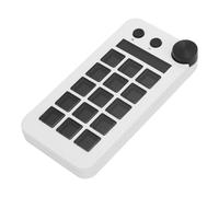 Diyeeni Stream Controller, Macro Keypad for Streaming with 18 Programmable Keys, Customizable Visual AI Pad, Works with OBS, PC and Mac (White)