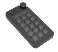 Diyeeni Stream Controller, Macro Keypad for Streaming with 18 Programmable Keys, Customizable Visual AI Pad, Works with OBS, PC and Mac (Black)