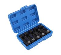Diyeeni Strut Nut Socket Set, 12 Point 1/2in Drive, 5 Sizes | CR-MO Steel Socket Set, Fits 18mm 19mm 21mm 22mm 24mm Nuts, for Suspension Strut Repair