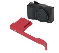 Diyeeni Thumb Grip Compatible with GR III GR IIIX Camera, Metal Camera Thumbs Up Rest Hand Grip Cameras Accessories, Easy to Install (Red)