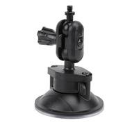 Diyeeni Universal Car Windshield Suction Cup Mount Bracket with 1/4 Inch Screw Dual Ball Head for Sports Camera, Action Camera, Micro SLR - Aluminum Alloy, 360° Rotation, Secure Vacuum
