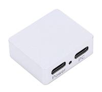 Diyeeni USB C Power Signal Splitter, USB2.0 Type C Data Separator, Power Signal Isolator Aluminum Alloy Module with External Powers Support for RasPi Industrial Control USB Peripherals