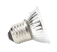 Diyeeni UVB Full Spectrum Energy Saving Sunbathe Heat Lamp for Reptiles Warm Light for Parrots Chickens Turtles 2.0" Ceramic (25W)